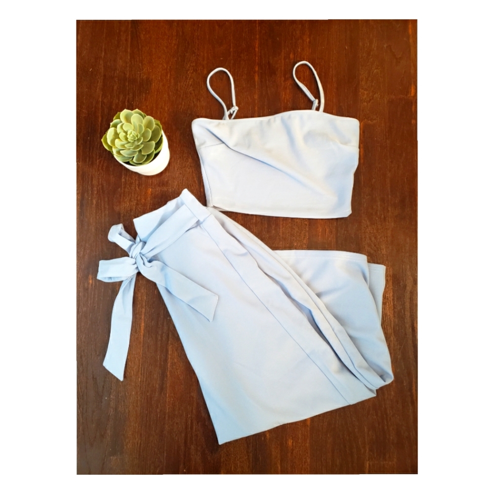 Baby blue matching set brand new